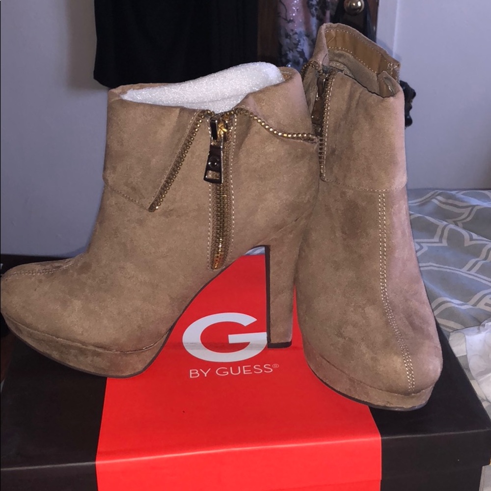 G by Guess Taupe boots